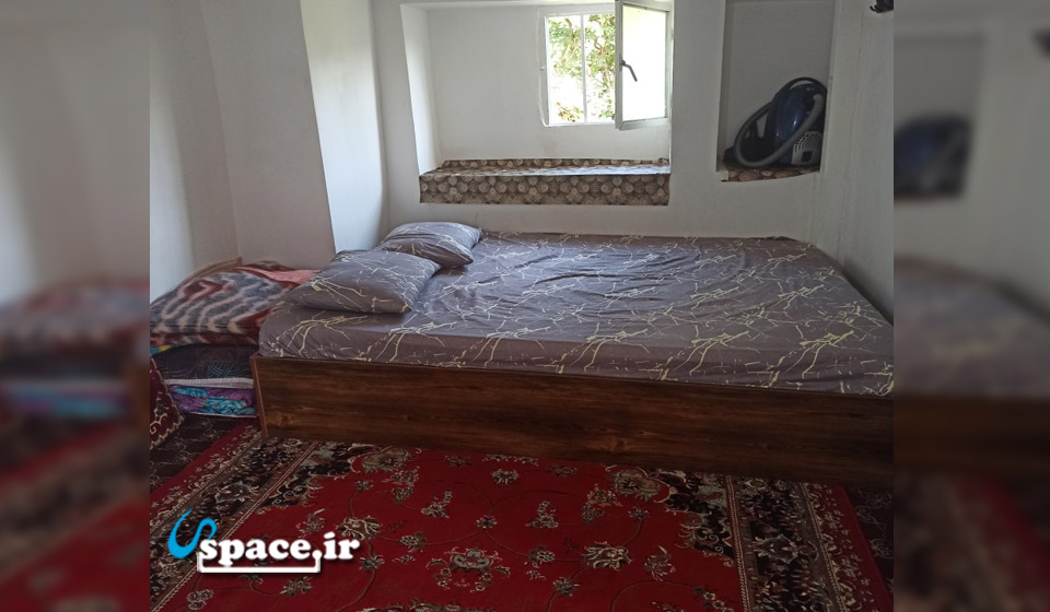 نمای اتاق خواب سوئیت 45 متری خانه مسافر دل آرام - رودبار - روستای استخرگاه